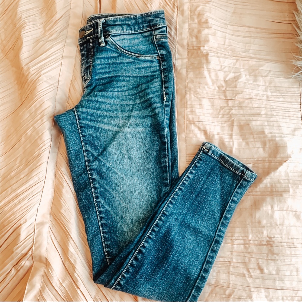 DARK WASH JEGGINGS